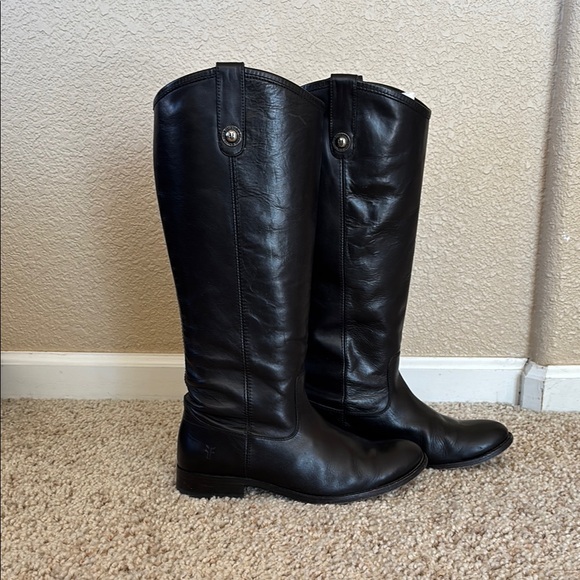 Frye Heeled Boots Black - Picture 1 of 4